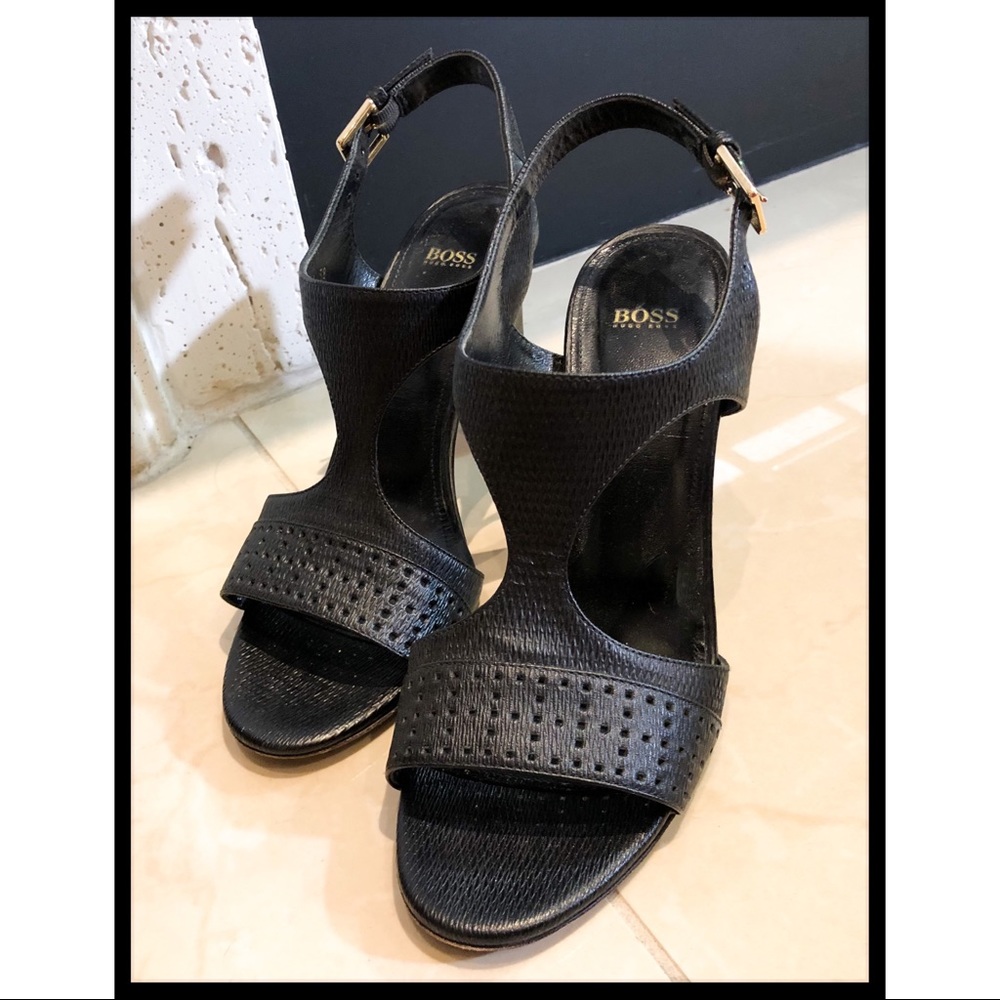 Hugo Boss Black Hi-Heeled Sandals